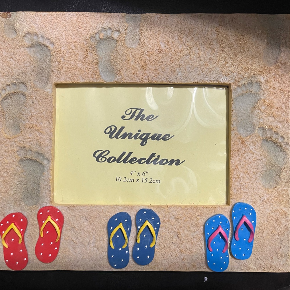Beach Sandal Photo Frame